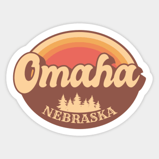 Omaha Nebraska Sticker